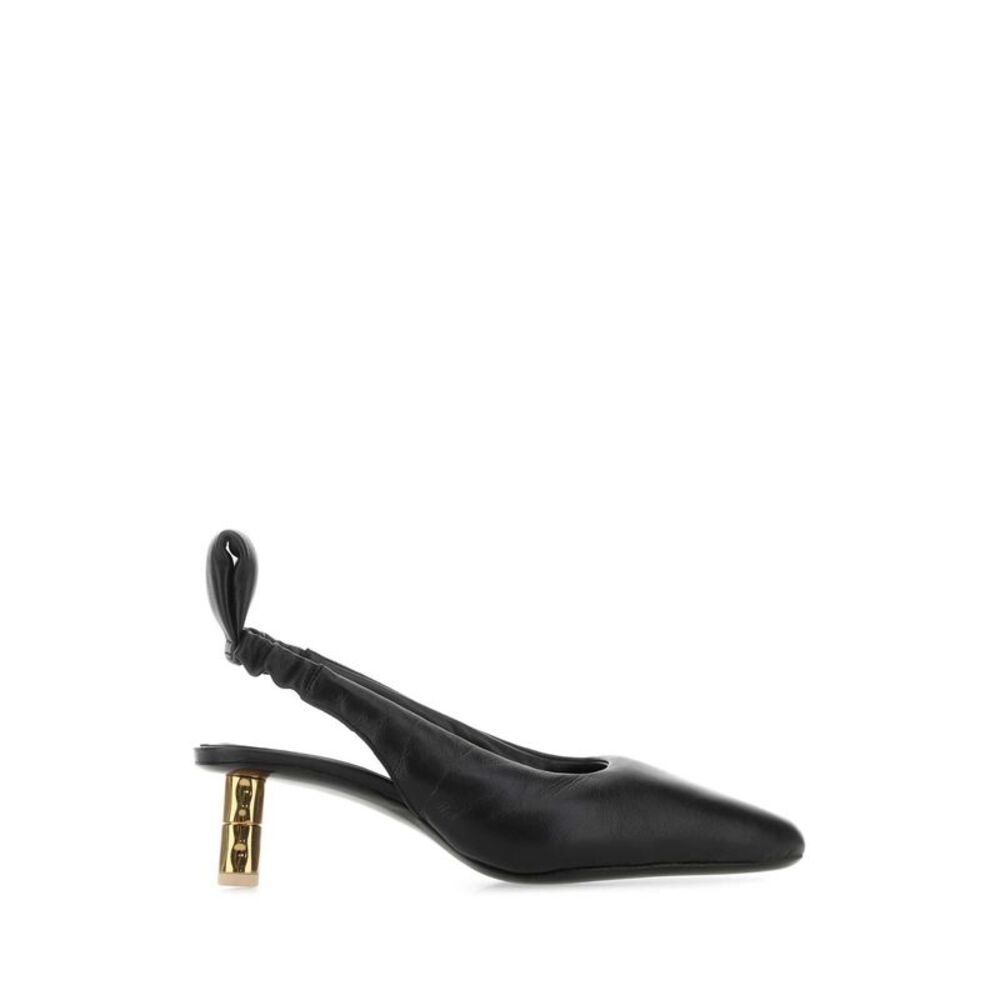 Boyy Women Black Nappa Leather Puffy Pumps